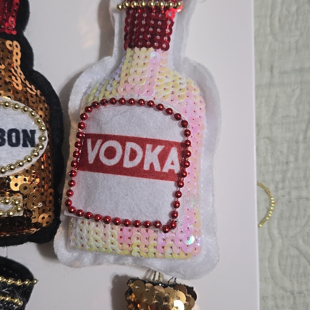 Target Sequin Beverage Ornament Set of 6 - Multicolor - Picture 3 of 8